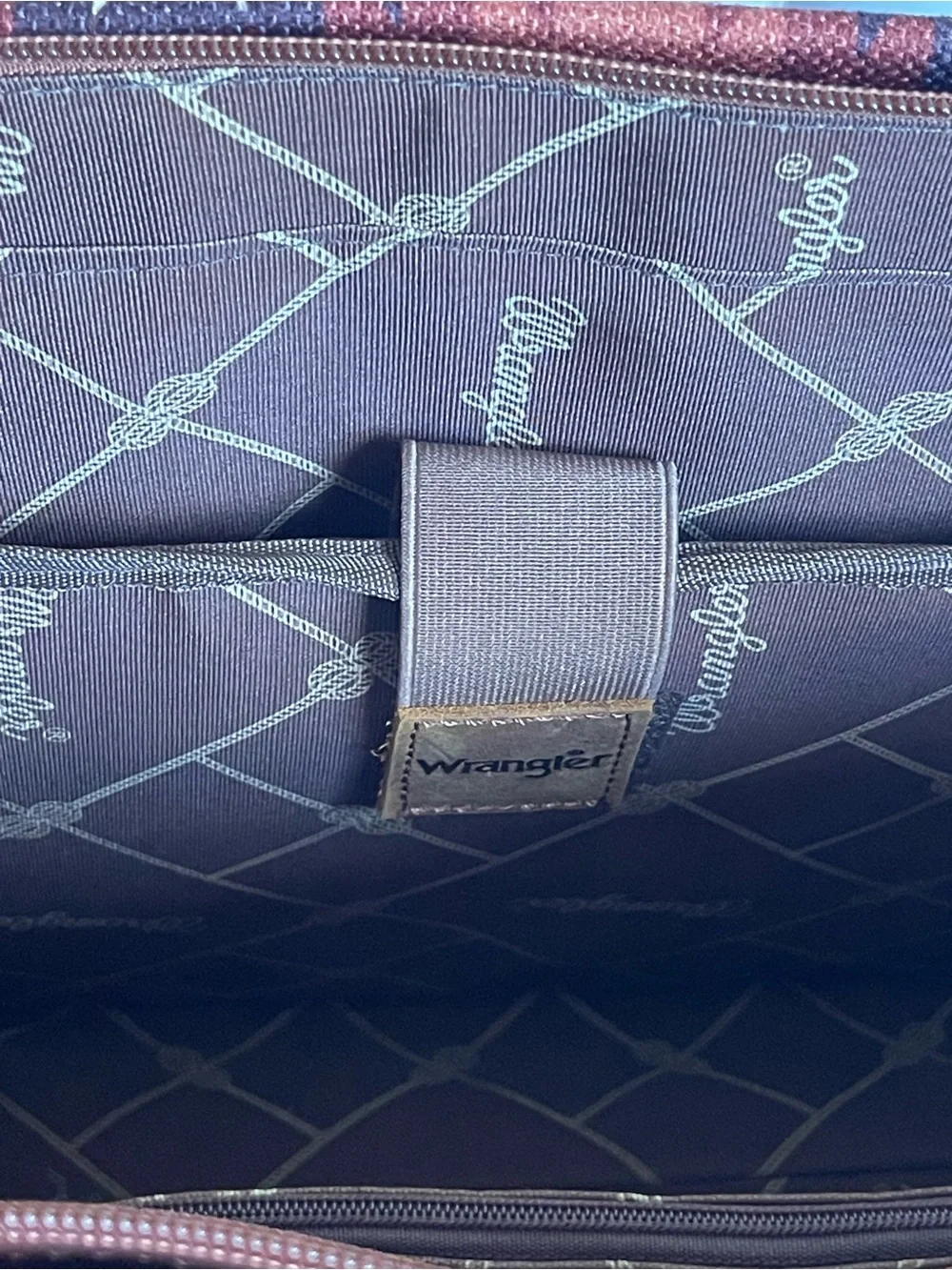 Wrangler Wide Tote Aztec Retro Print - Picture 12 of 12